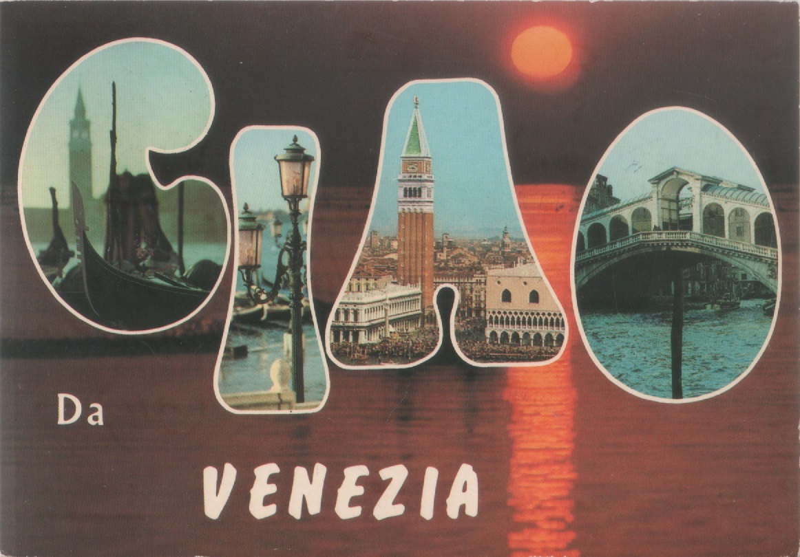 Ciao da Venezia. Viaggiata 1985
