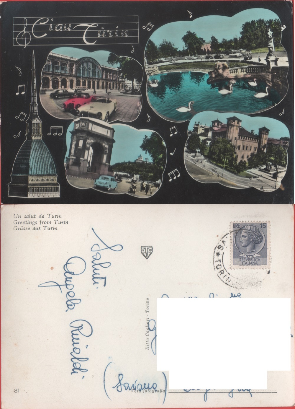 Ciau Tùrin. Viaggiata