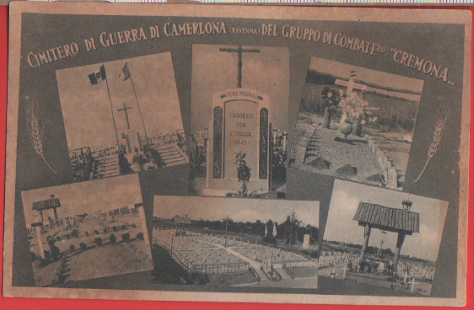 Cimitero di guerra di Camerlona del Gruppo Combattente Cremona - …