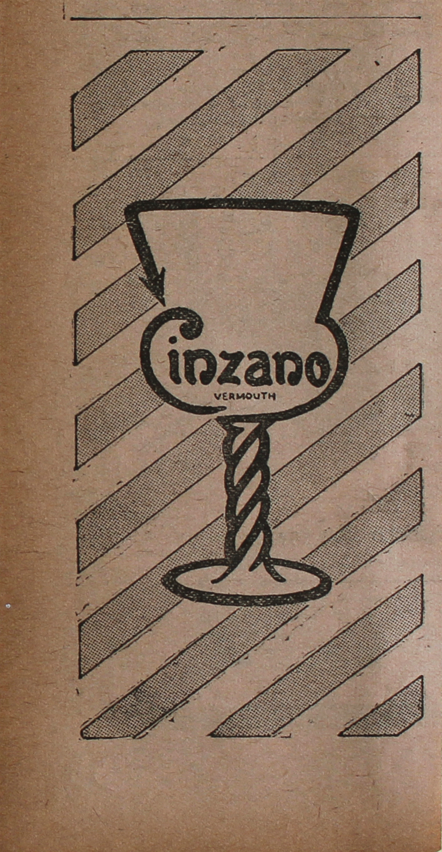 Cinzano vermouth - Advertising 1922