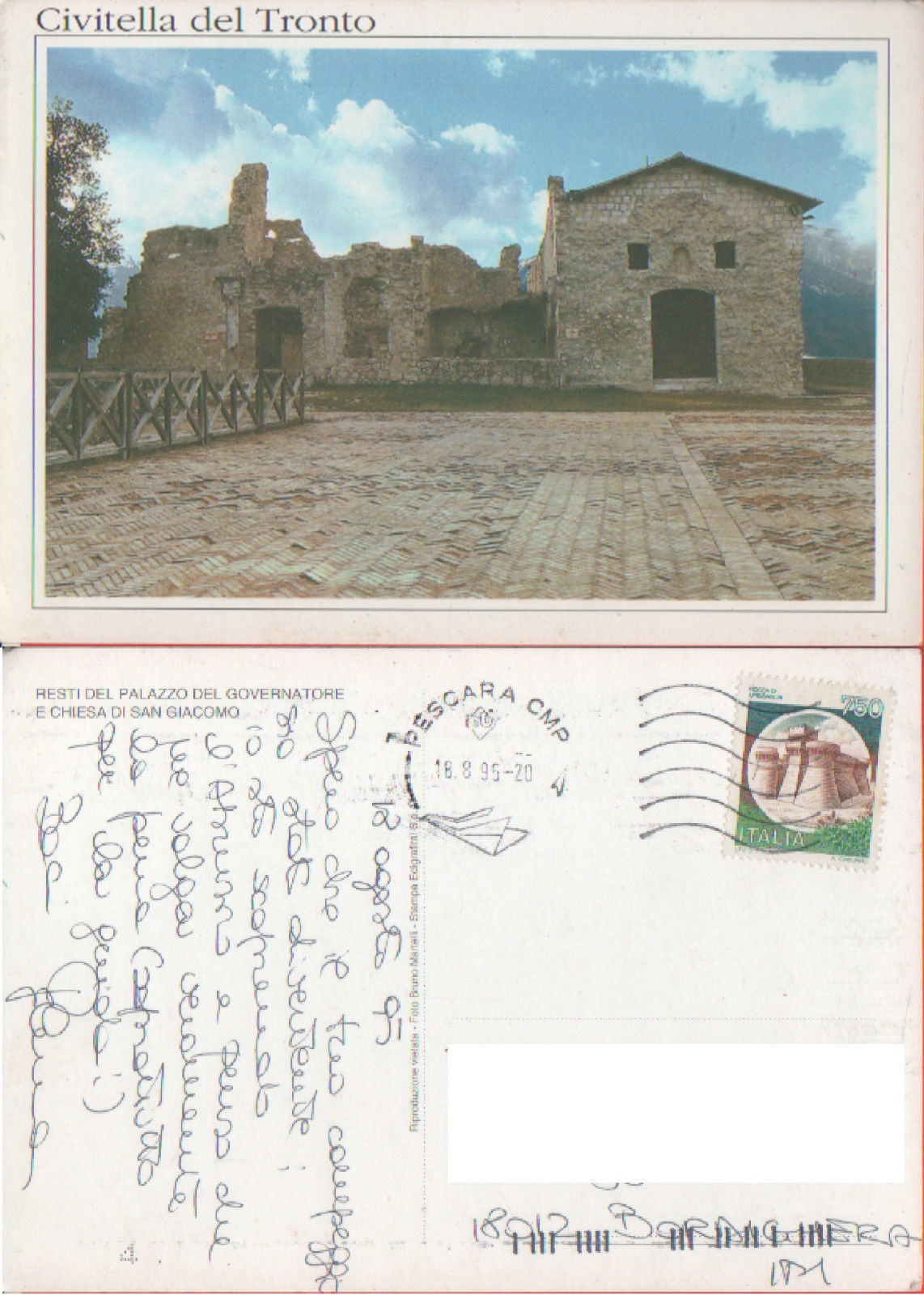 Civitella del Tronto. Resti del palazzo del Governatore e ... …