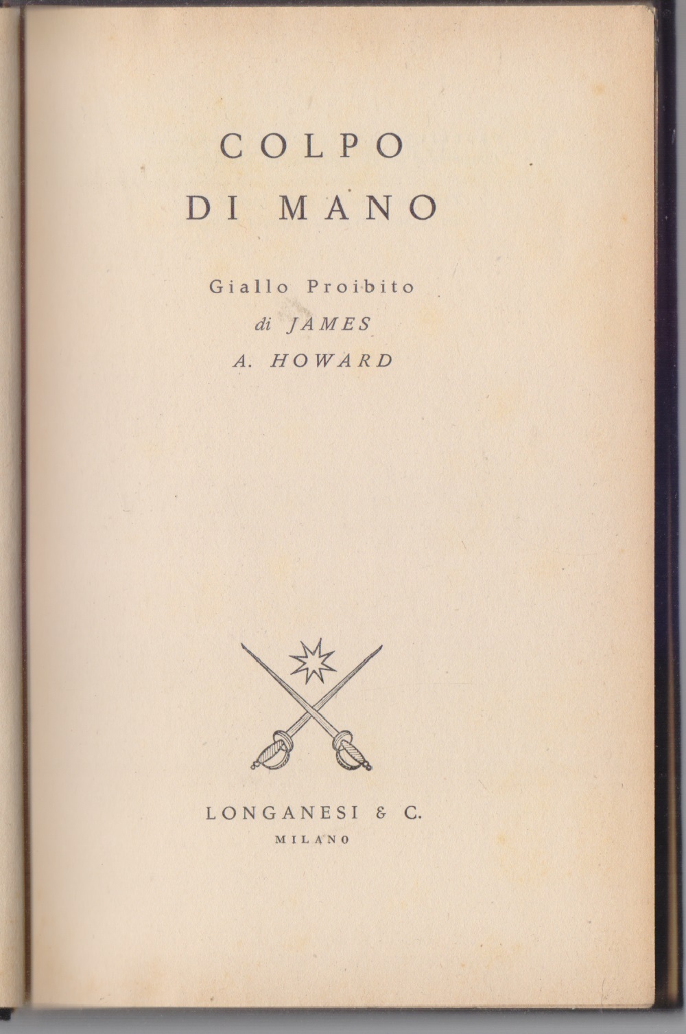 Colpo di mano - James A. Howard