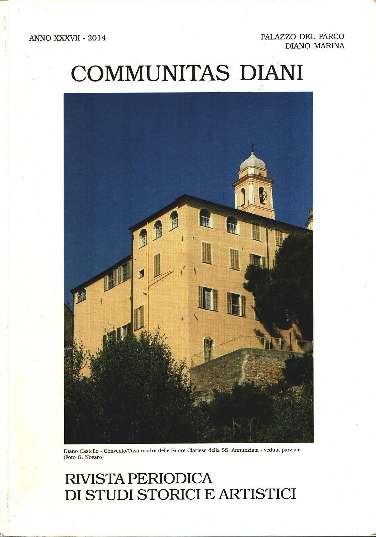 Communitas Diani. Rivista 2014