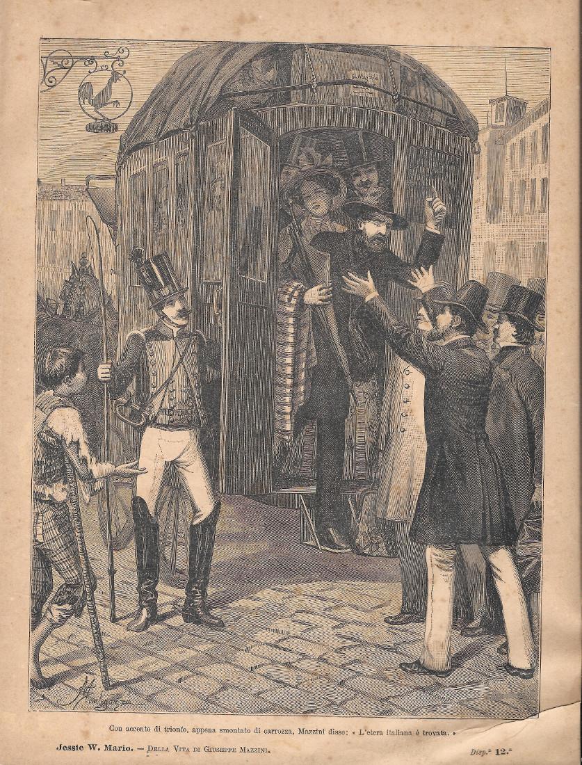 Con accento di trionfo, appena smontato di carrozza... Stampa 1891