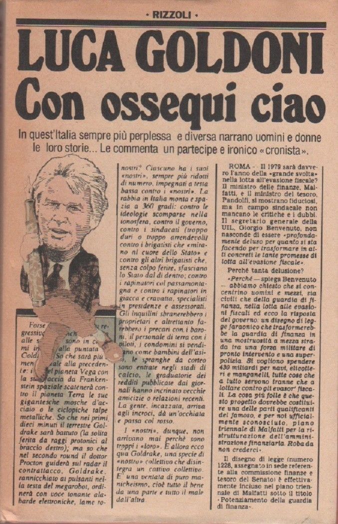 Con ossequi ciao - Luca Goldoni