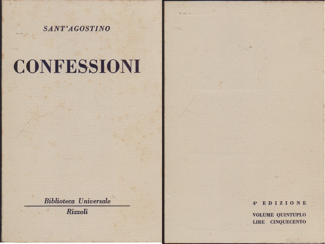 Confessioni ( 1301-1305 B.U.R.) - Sant'Agostino