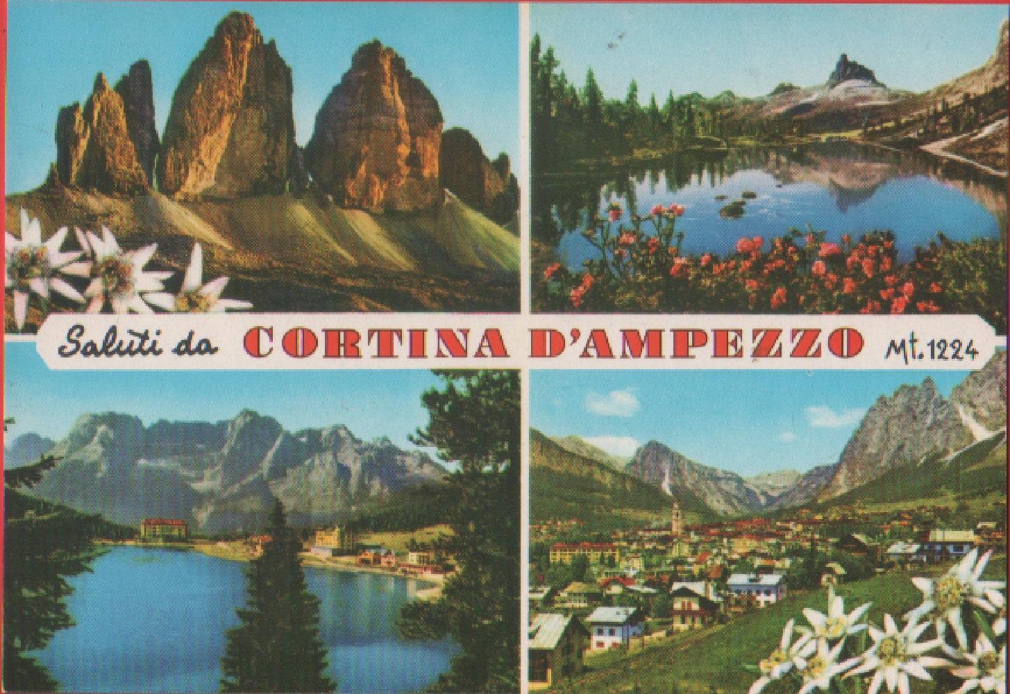 Cortina d'Ampezzo. Vedute. Non viaggiata