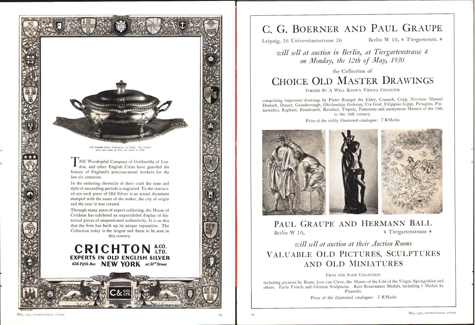 Cricton &amp; Co. Ltd. / C.G. Boerner and Paul Graupe. …