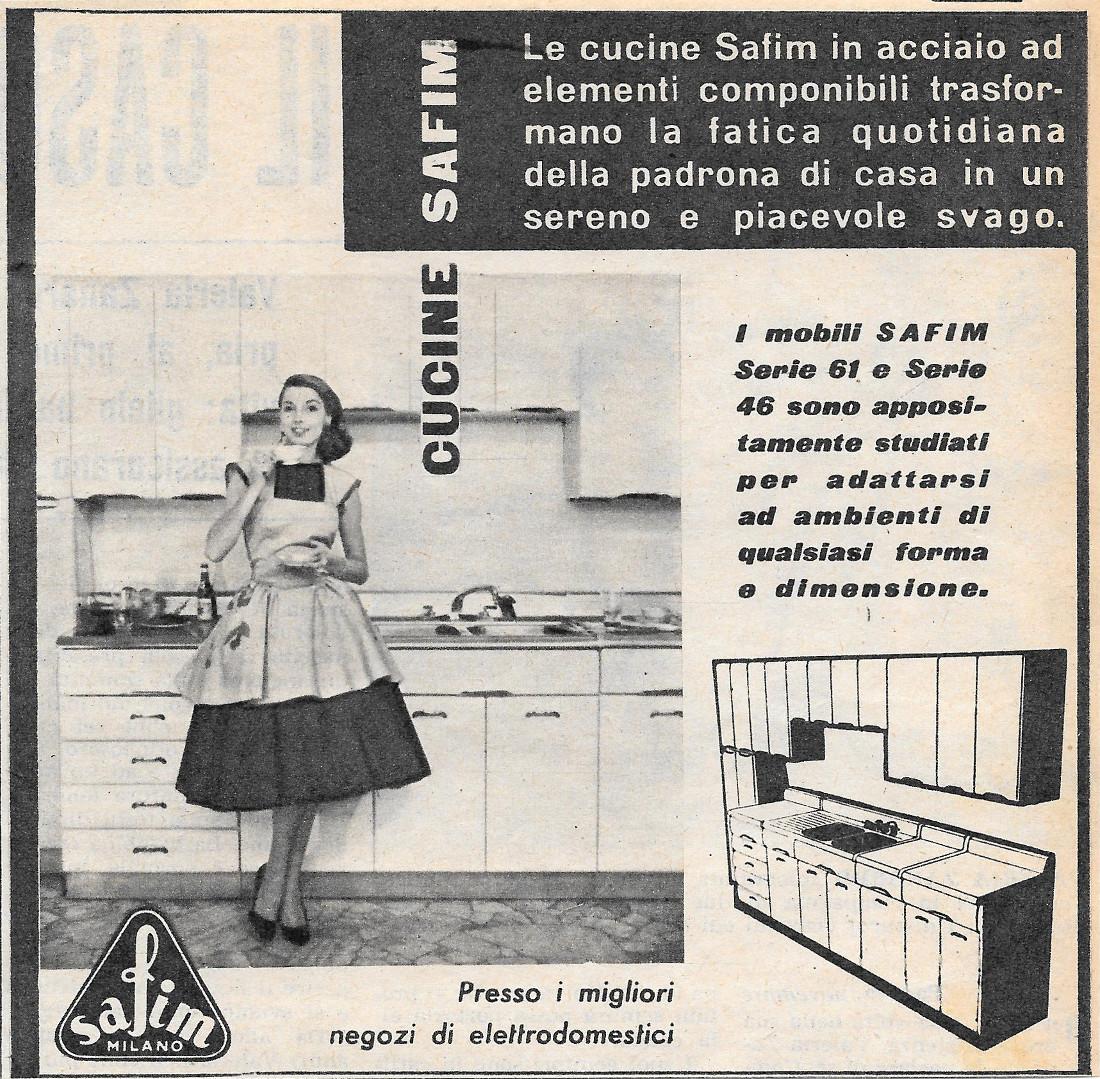 Cucine SAFIM. Advertising 1956