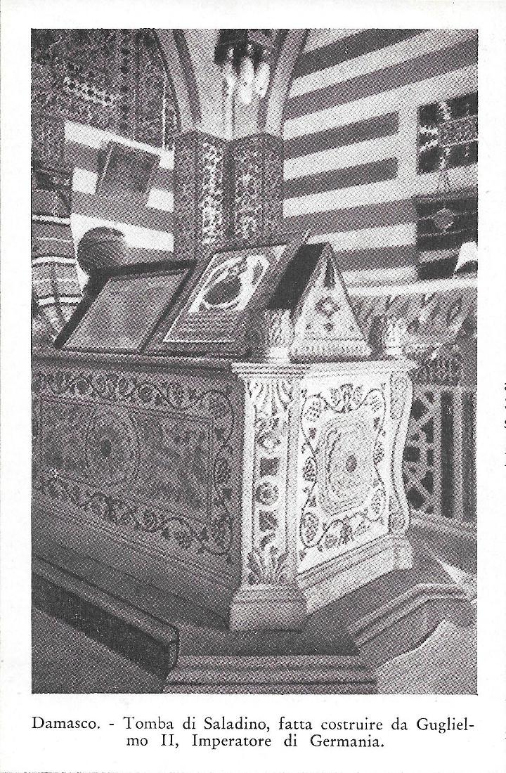 Damasco. Tomba di Saladino fatta costruire da Guglielmo II. Stampa …