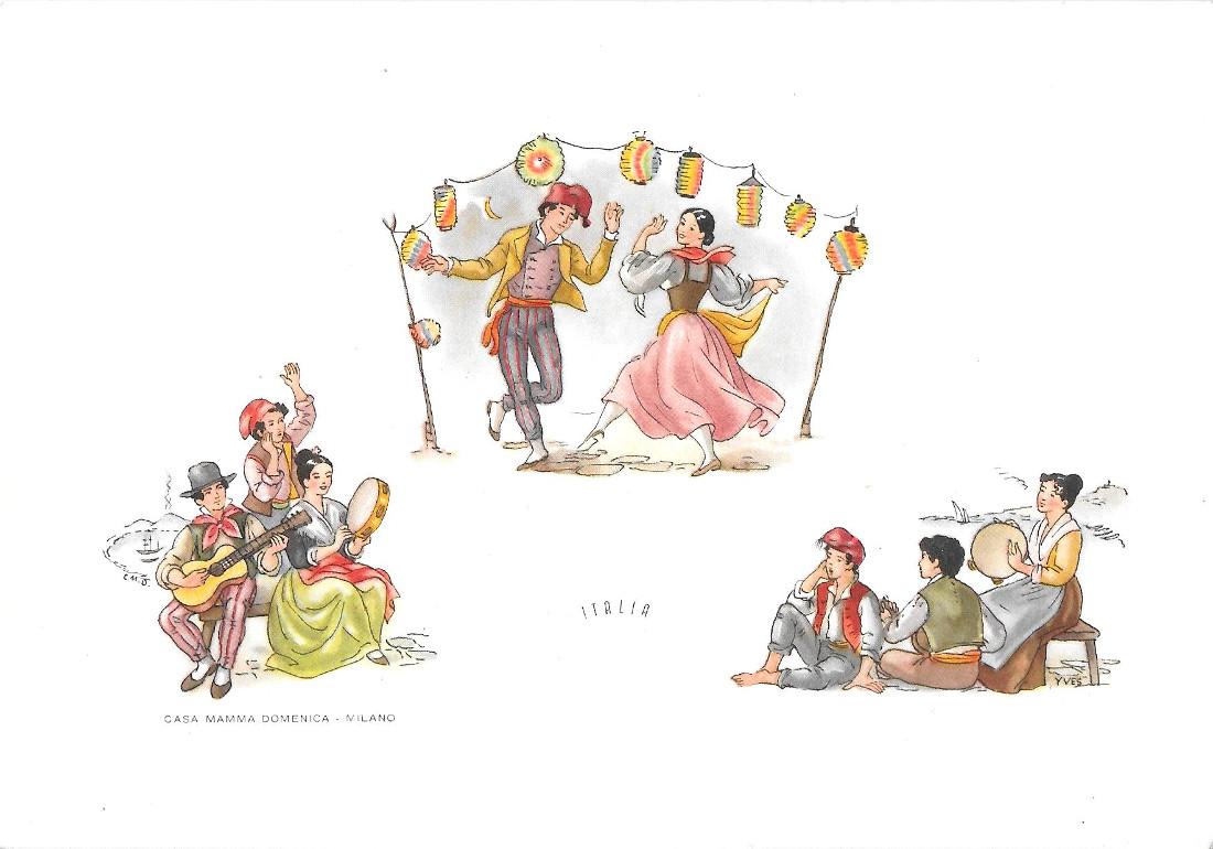 Danze italiane. Ed. Casa Mamma Domenica Milano. Non viaggiata