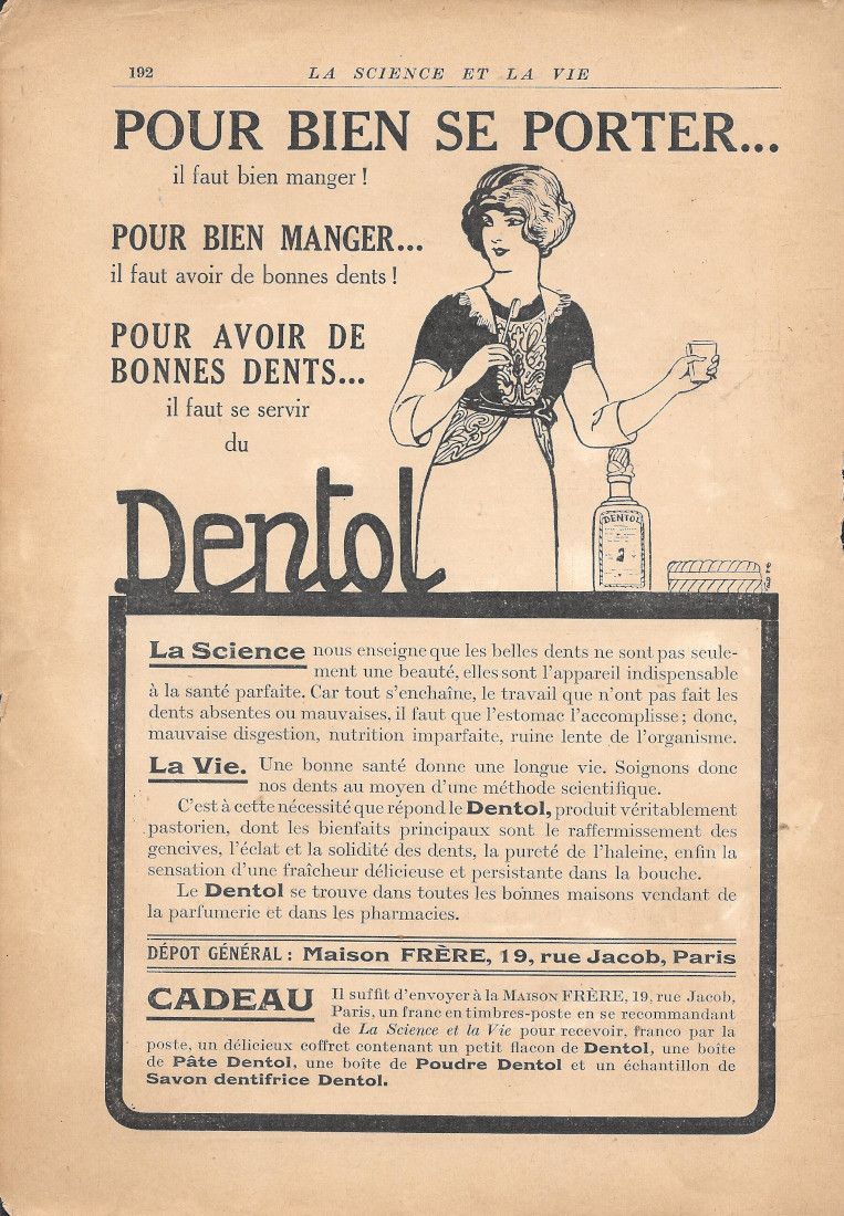 Dentol - Advertising 1920