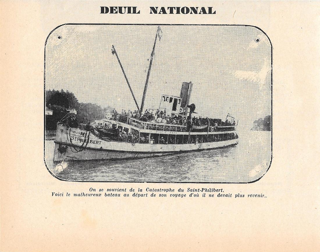 Deuil National. La catastrophe su Saint Philibert. Stampa 1932