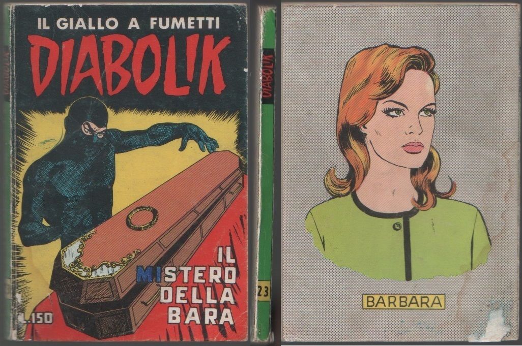 Diabolik - Il mistero della bara. seconda serie. n. 23/1965. …