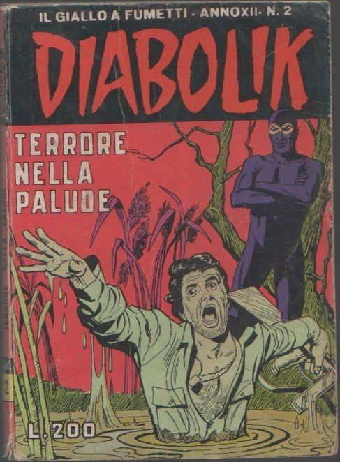 Diabolik - Terrore nella palude. Anno XII. n.2