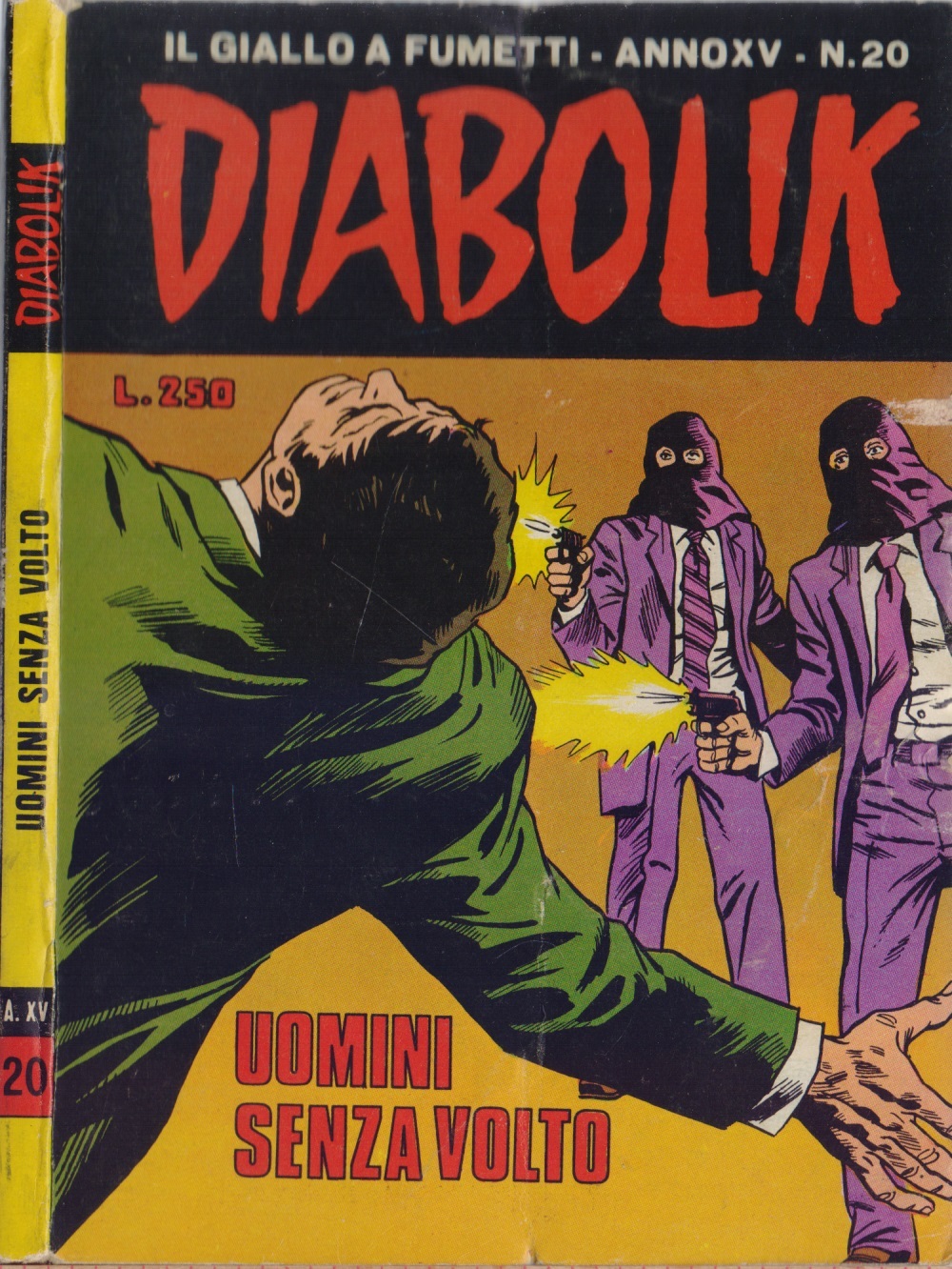 Diabolik Uomini senza volto - Anno XV Nr. 20