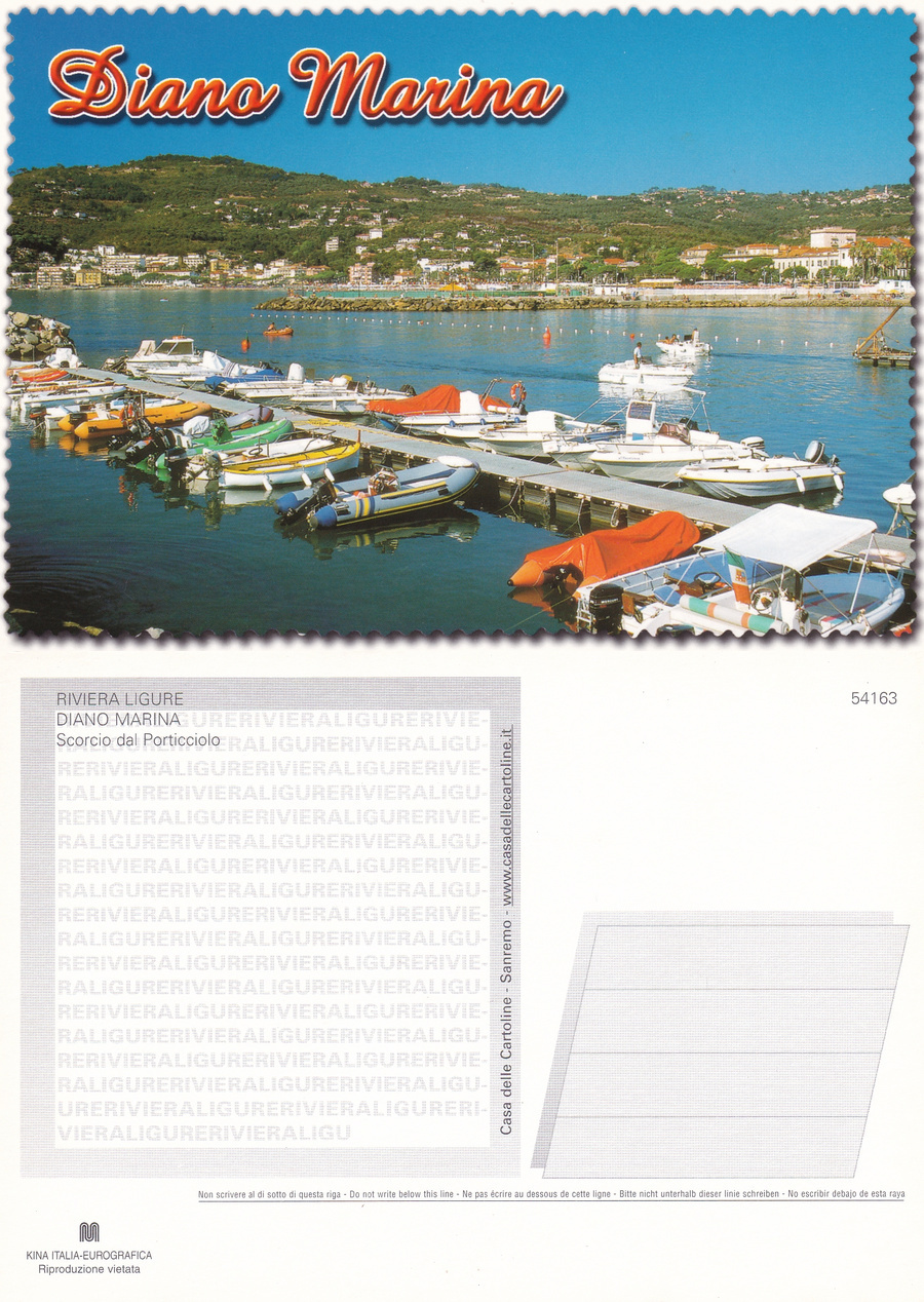 Diano Marina (IM). Il porto. Non viaggiata