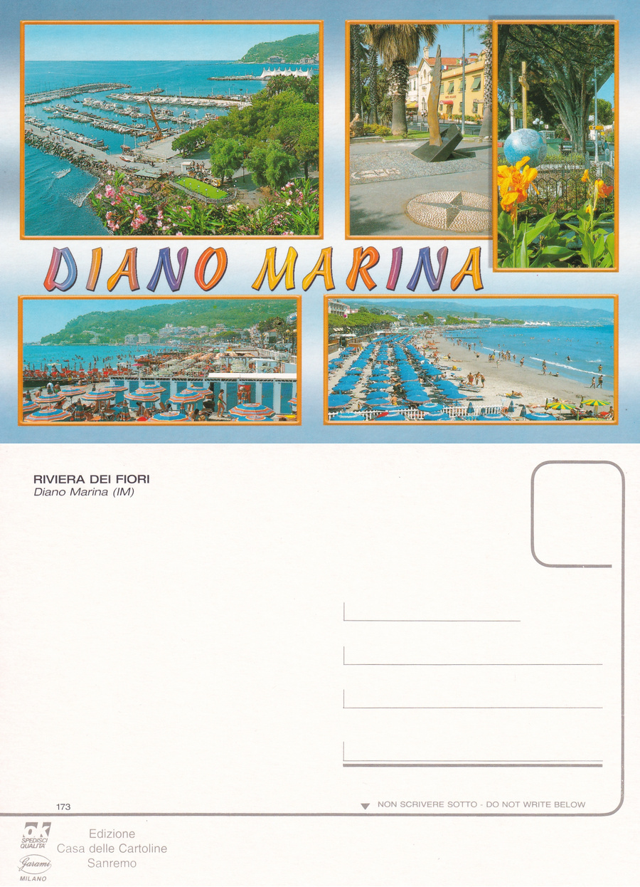 Diano Marina (IM). Vedute. Non viaggiata