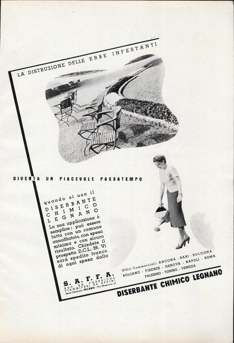 Diserbante Chimico Legnano - Advertising 1939