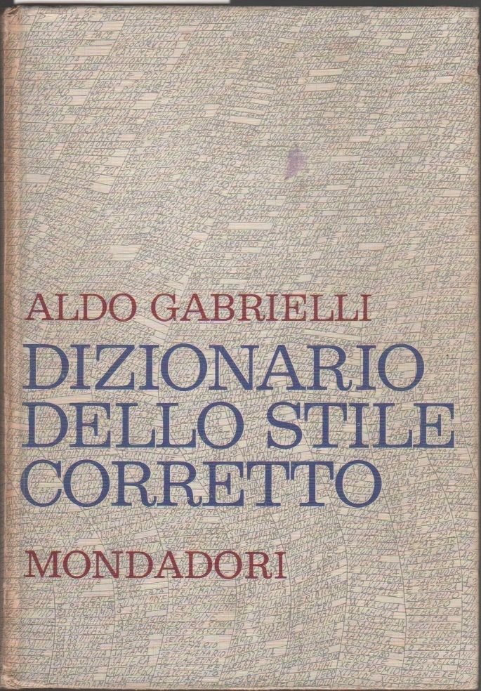 Dizionario dello stile corretto