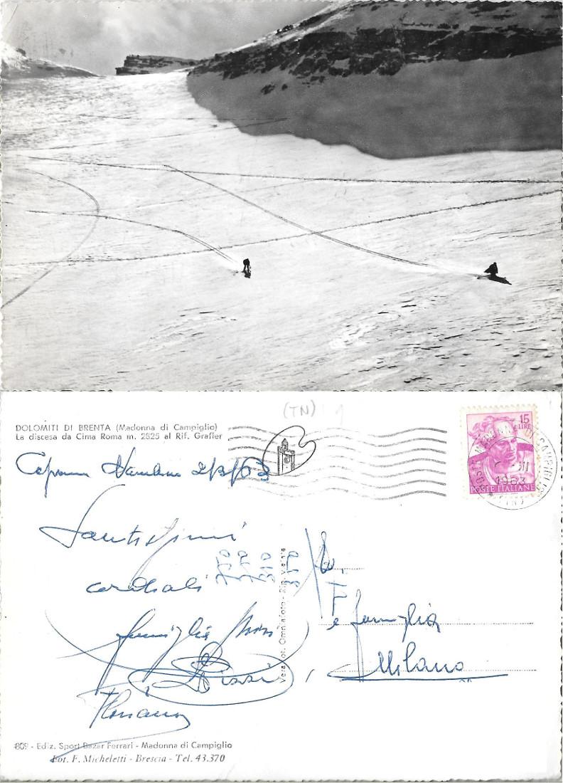 Dolomiti del Brenta. La discesa da Cima Roma al rif. …