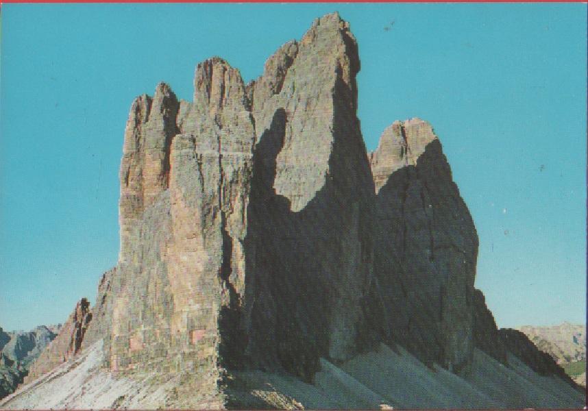 Dolomiti. Tre Cime di Lavaredo. Non viaggiata