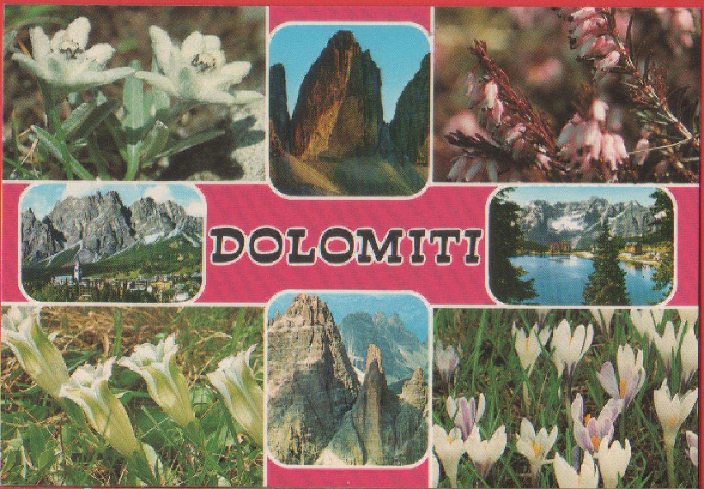 Dolomiti. Vedutine. Non viaggiata