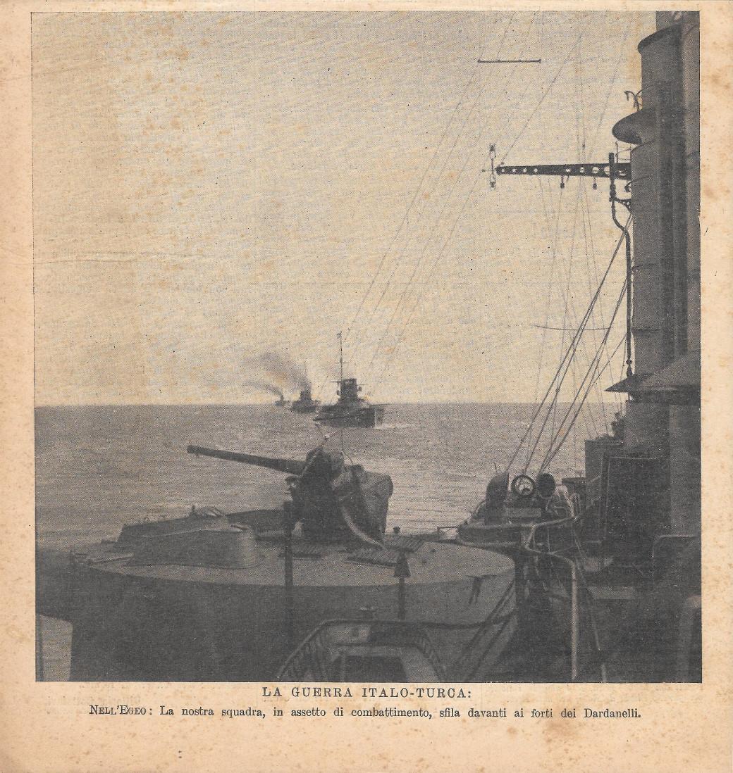 Egeo. La nostra squadra in assetto di combattimento, sfila davanti... …