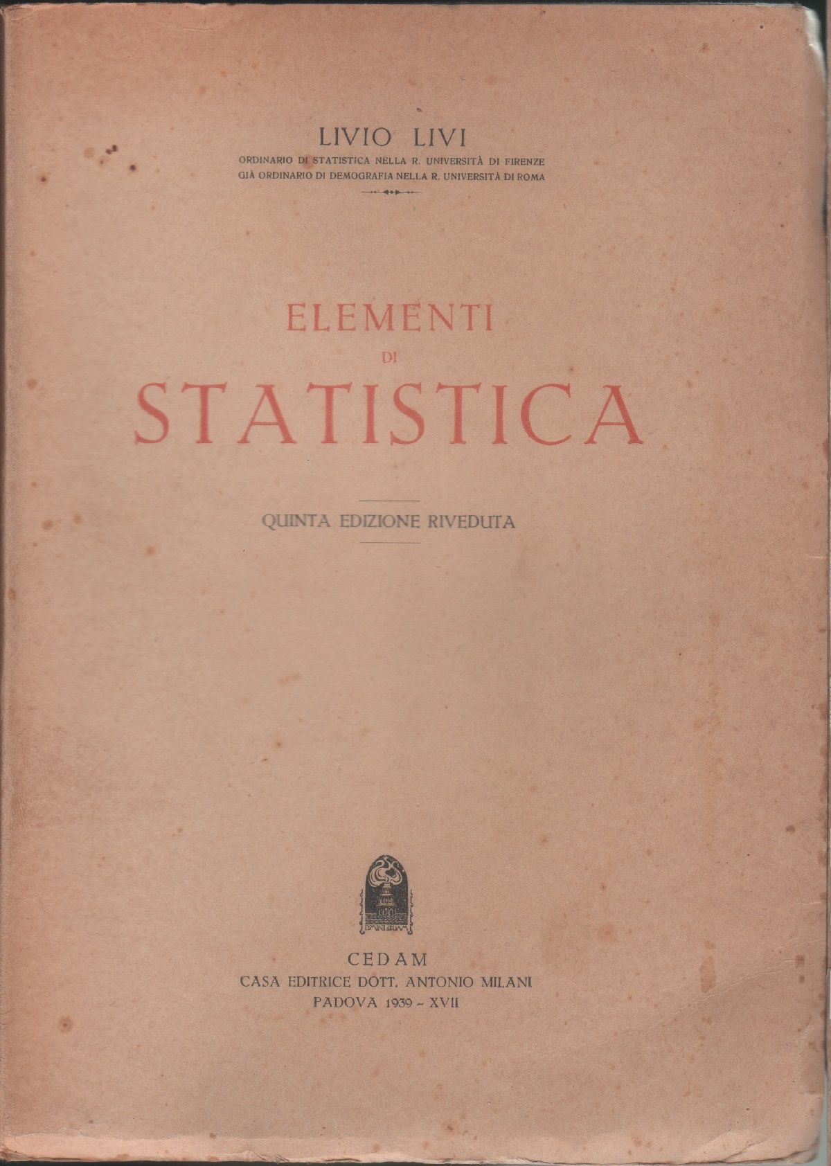 Elementi di Statistica - Livio Livi