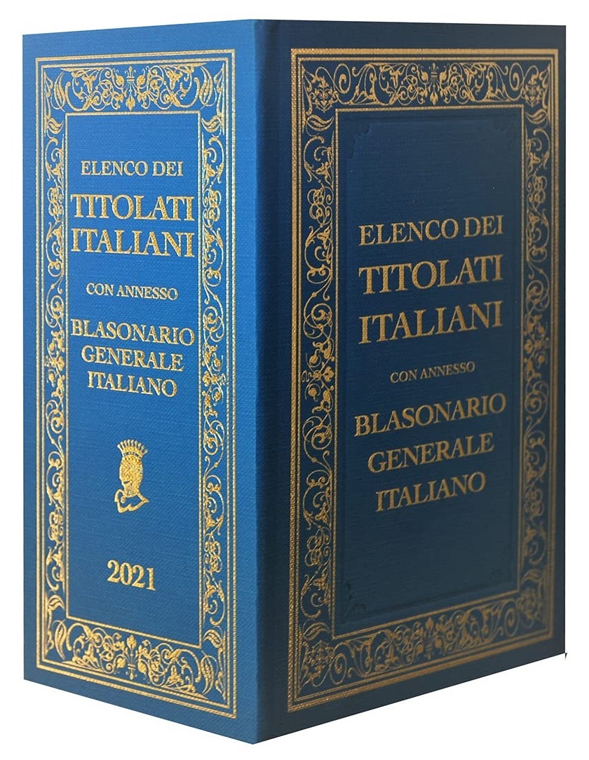 Elenco dei titolati italiani con annesso blasonario generale italiano
