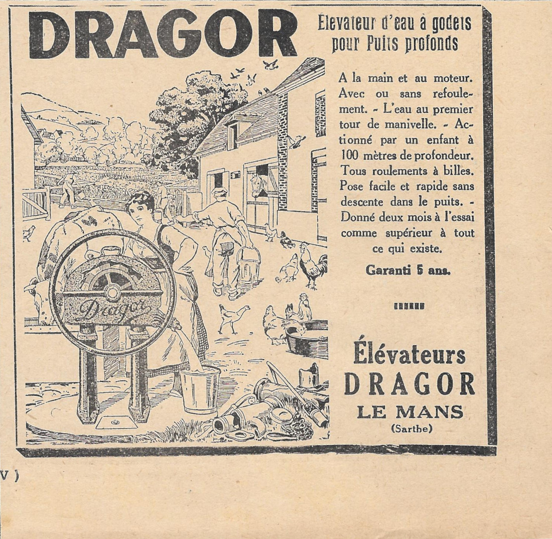 Elevateurs Dragor - Advertising 1928