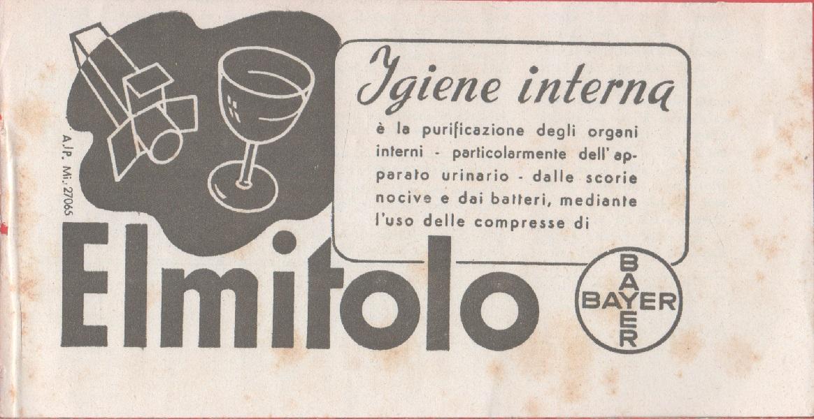 Elmitolo Bayer. Pubblicita 1941