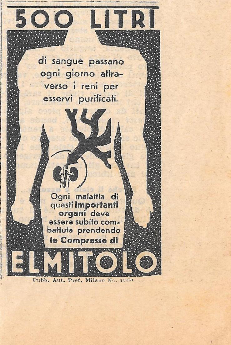 Elmitolo. Pubblicità 1936
