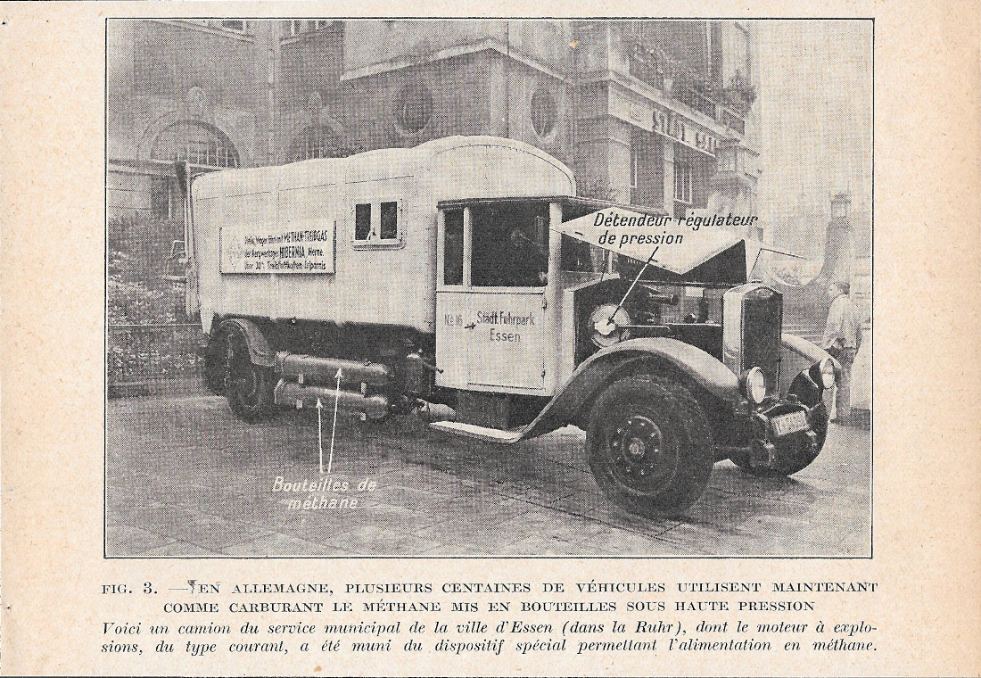 En Allemagne, centaines de véhicules utilisent comme carburant le méthane …