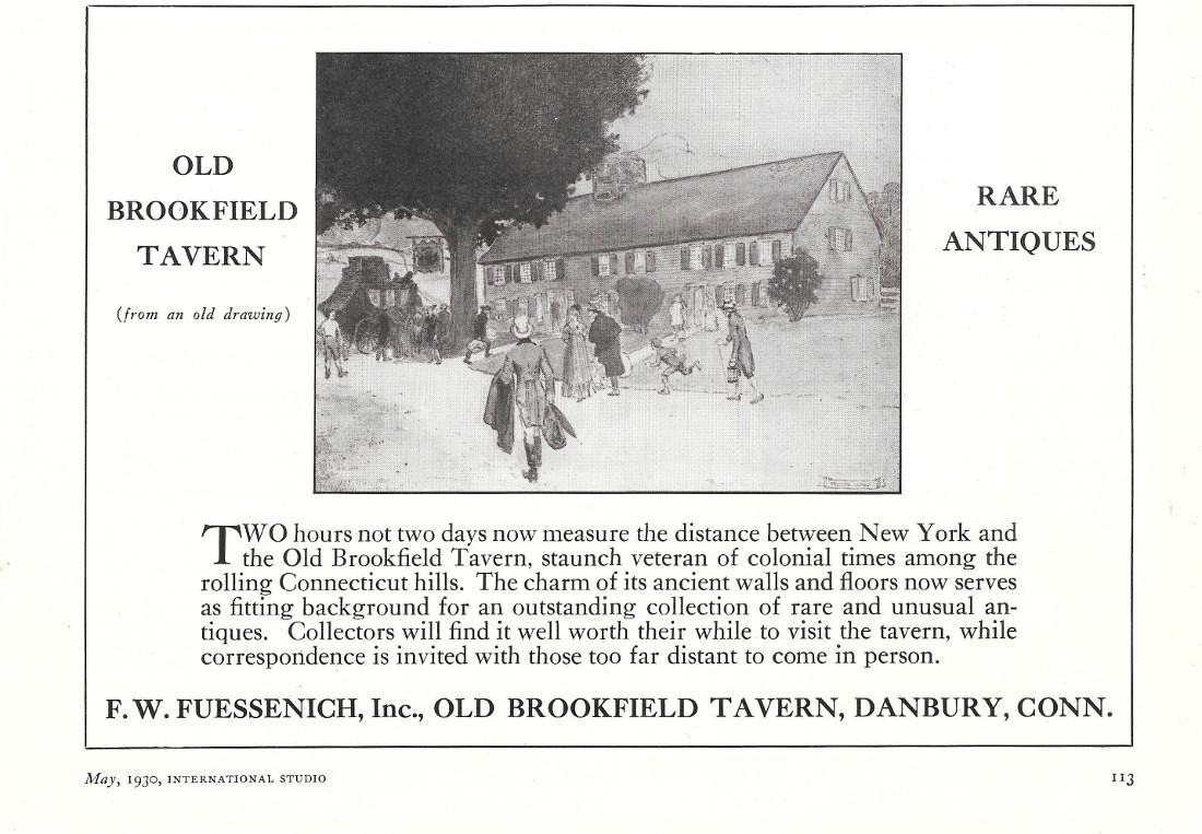 F.W. Fuessenich Inc, Danbury Conn. Pubblicita 1930