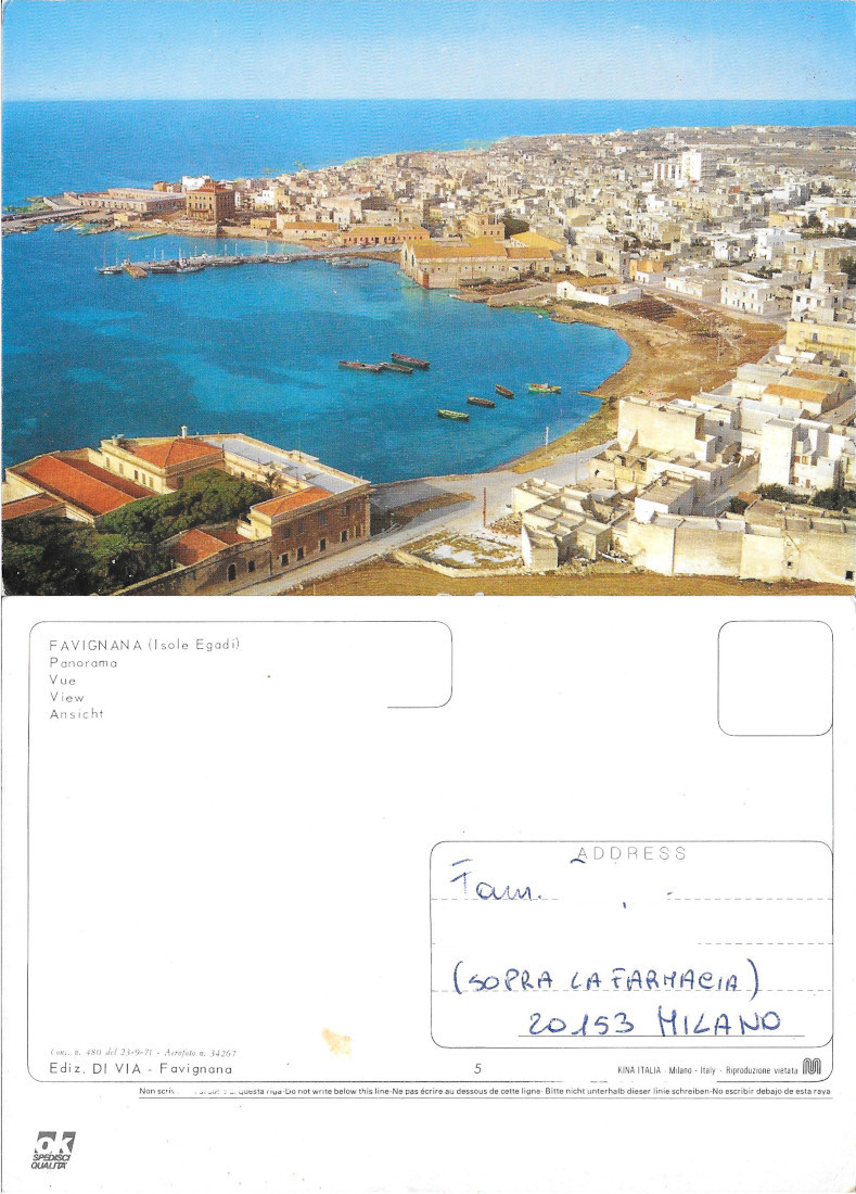 Favignana. Isole Egadi. Panorama - Viaggiata
