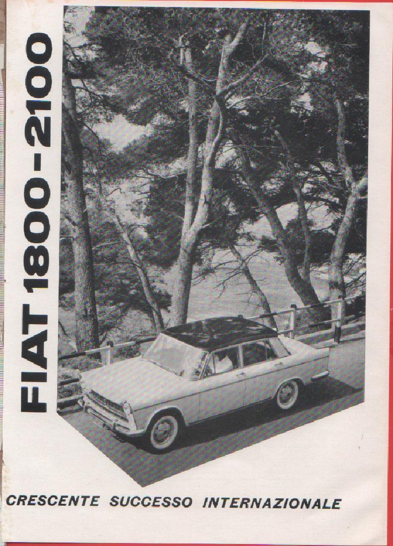 Fiat 1800-2100. Pubblicita 1959