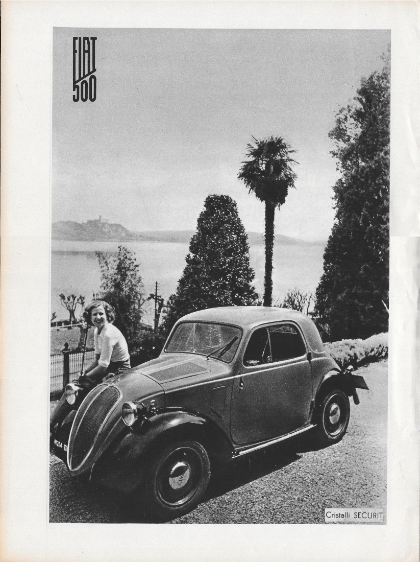 FIAT 500 - Advertising 1936