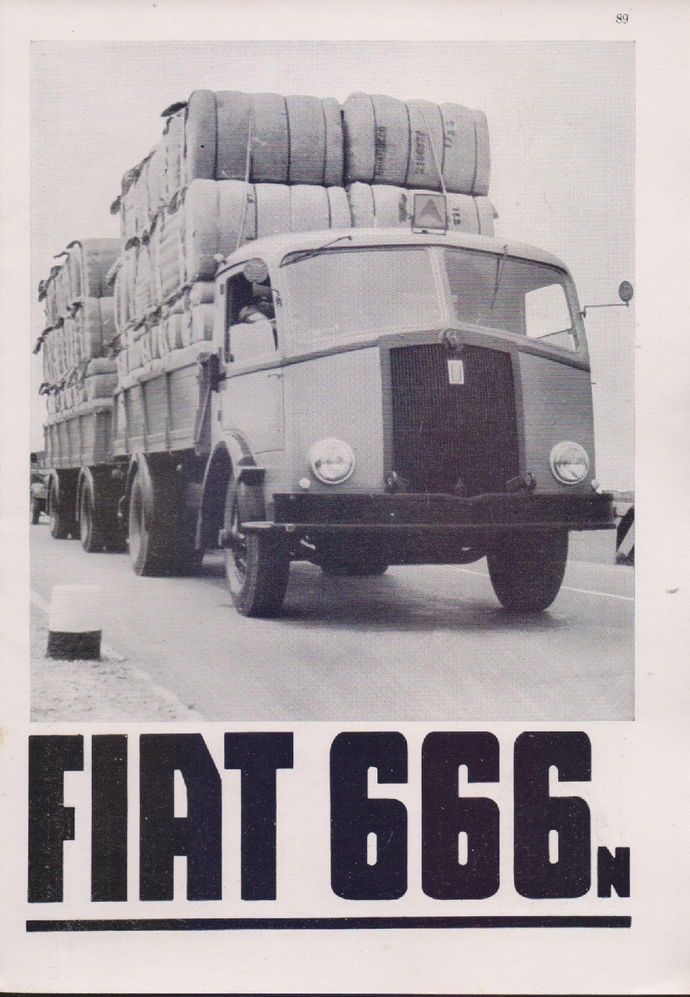 Fiat 666N. Advertising 1940