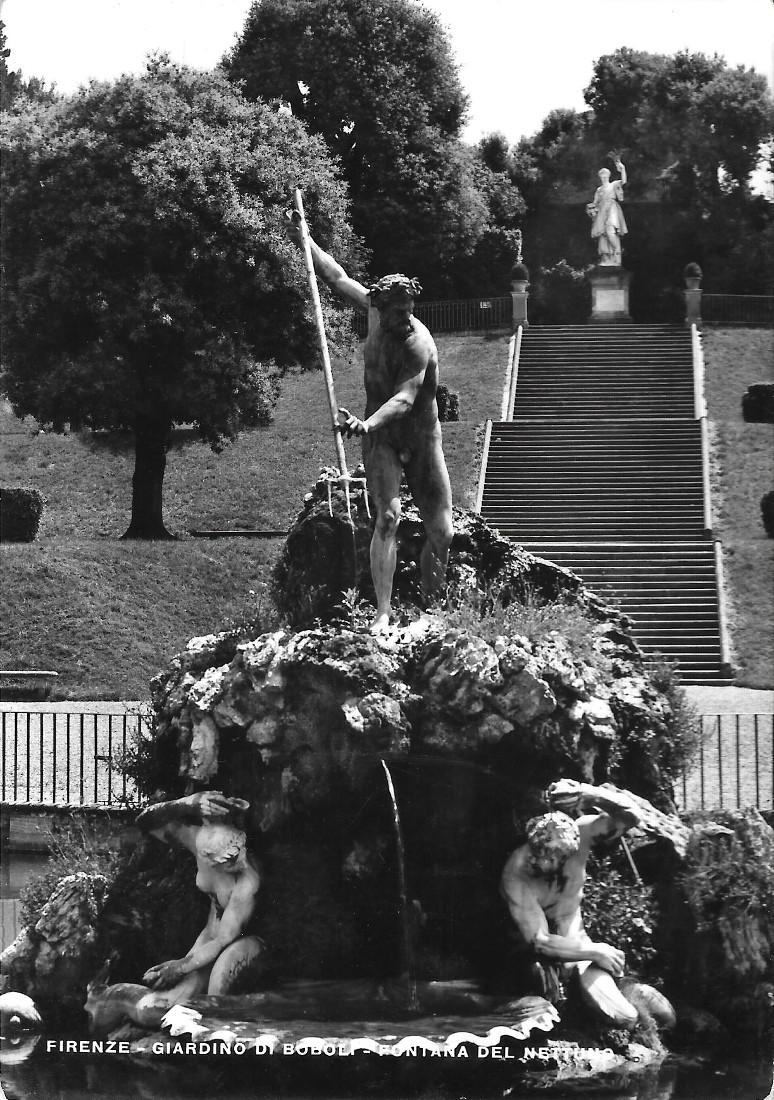 Firenze. Giardino di Boboli. Fontana del Nettuno. Non viaggiata