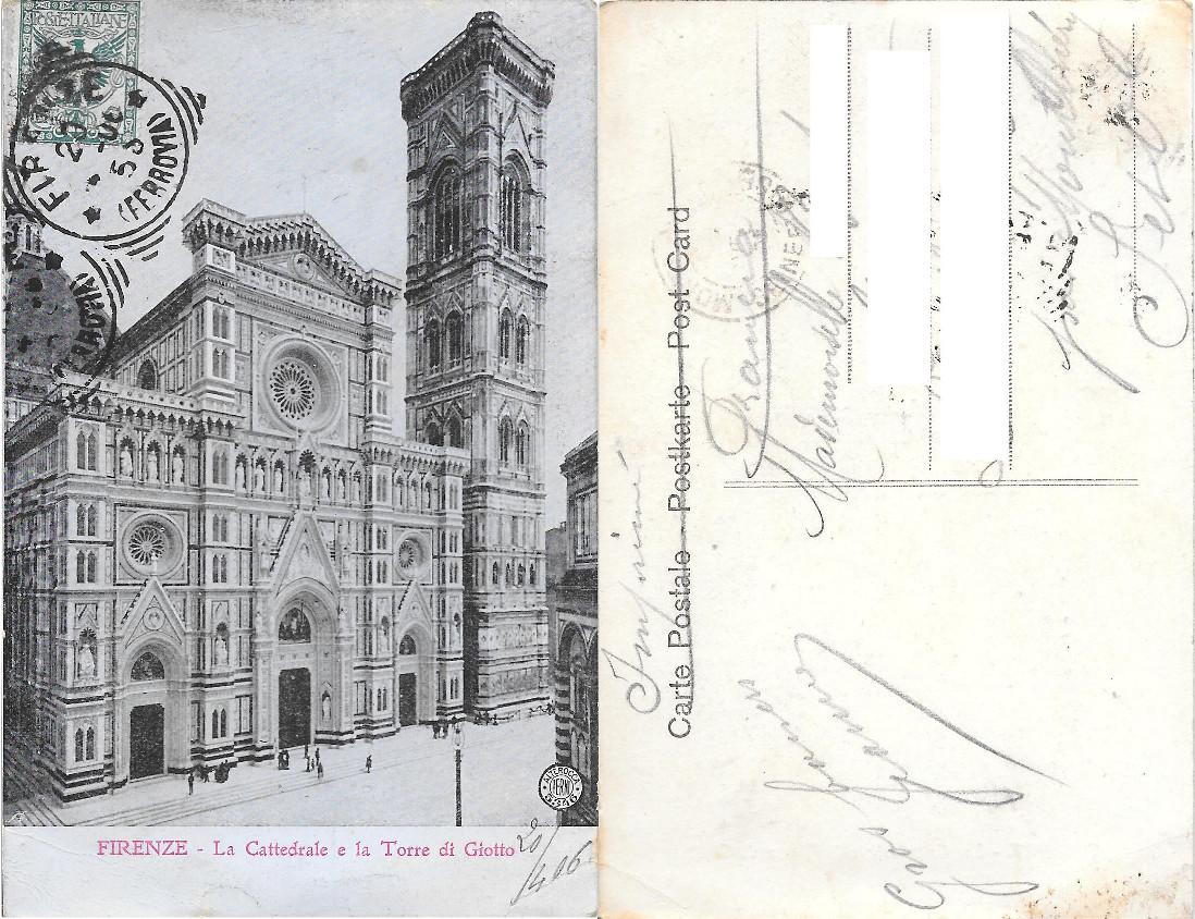 Firenze. La Cattedrale e la Torre di Giotto. Ed. Altercocca. …
