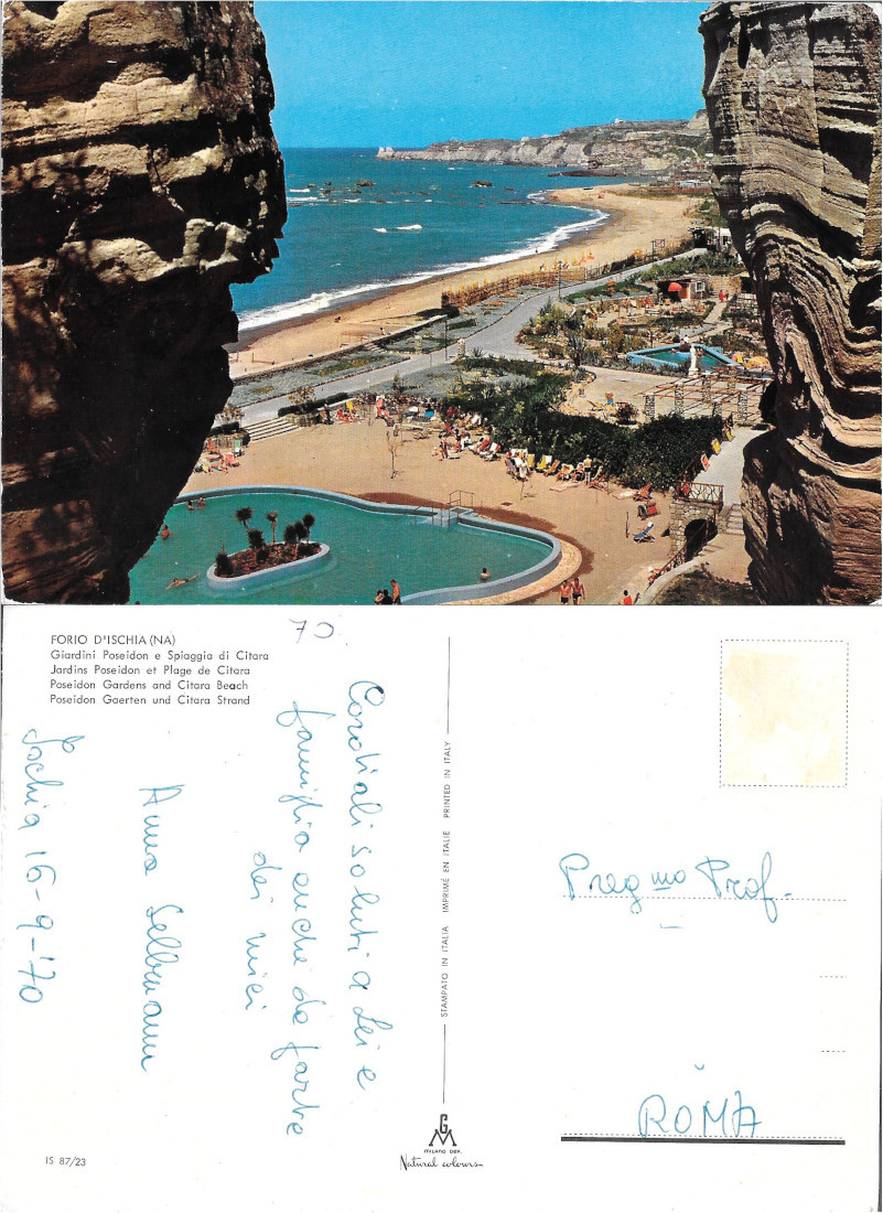 Forio d'Ischia (NA). Giardini Poseidon e Spiaggia di Citara - …