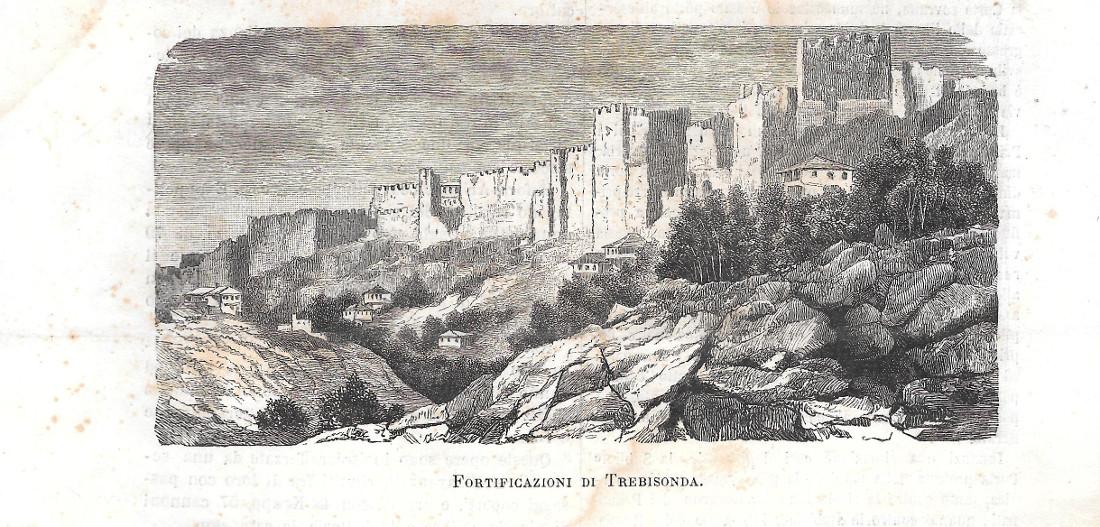 Fortificazioni di Trebisonda. Stampa 1877