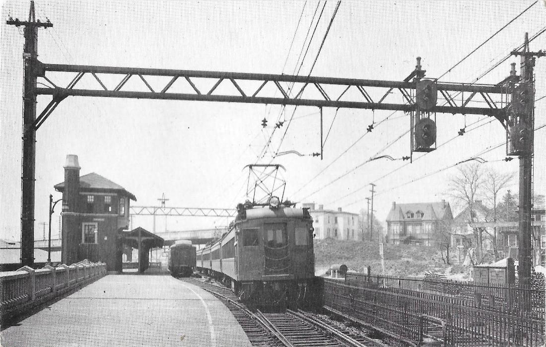 Four car local at Orange Interlockin taken 1931. Non viaggiata, …