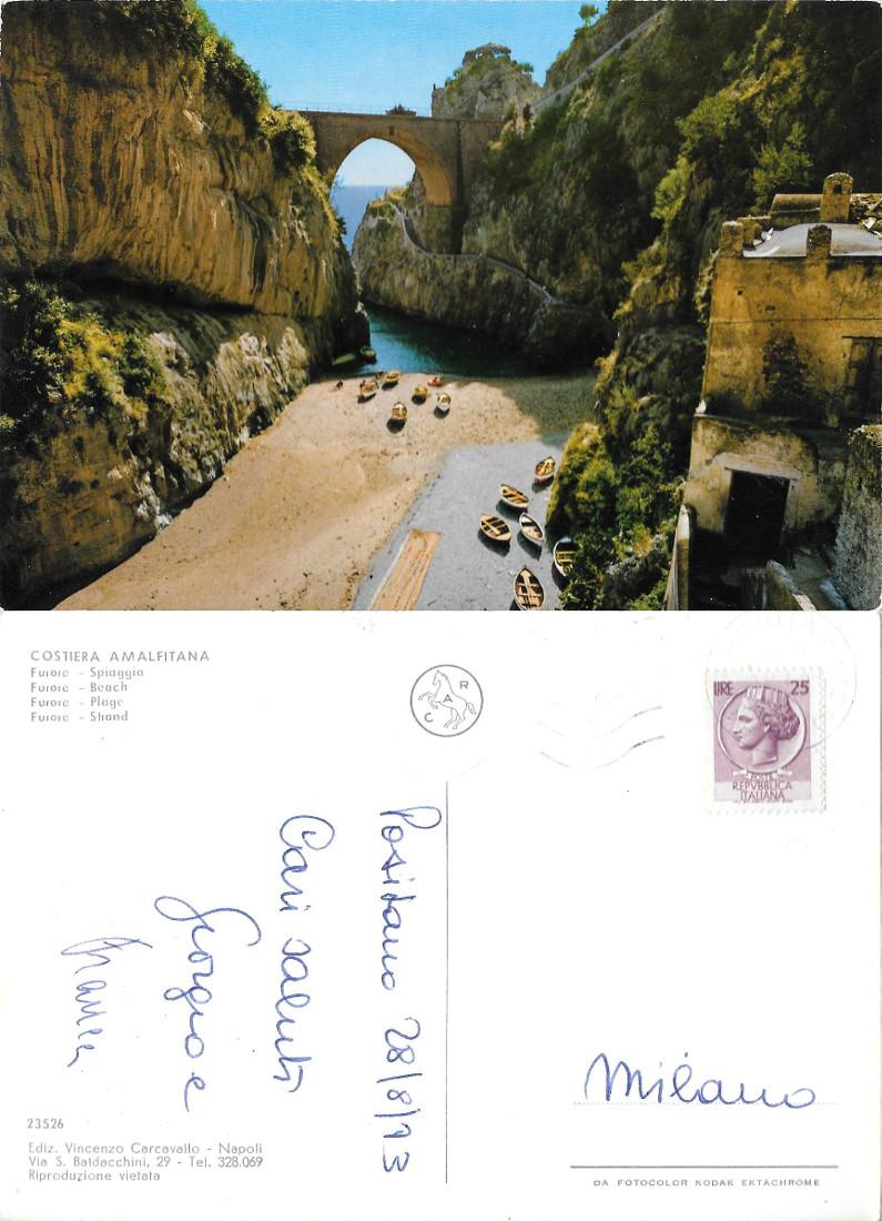 Furore. Spiaggia Viaggiata 1993