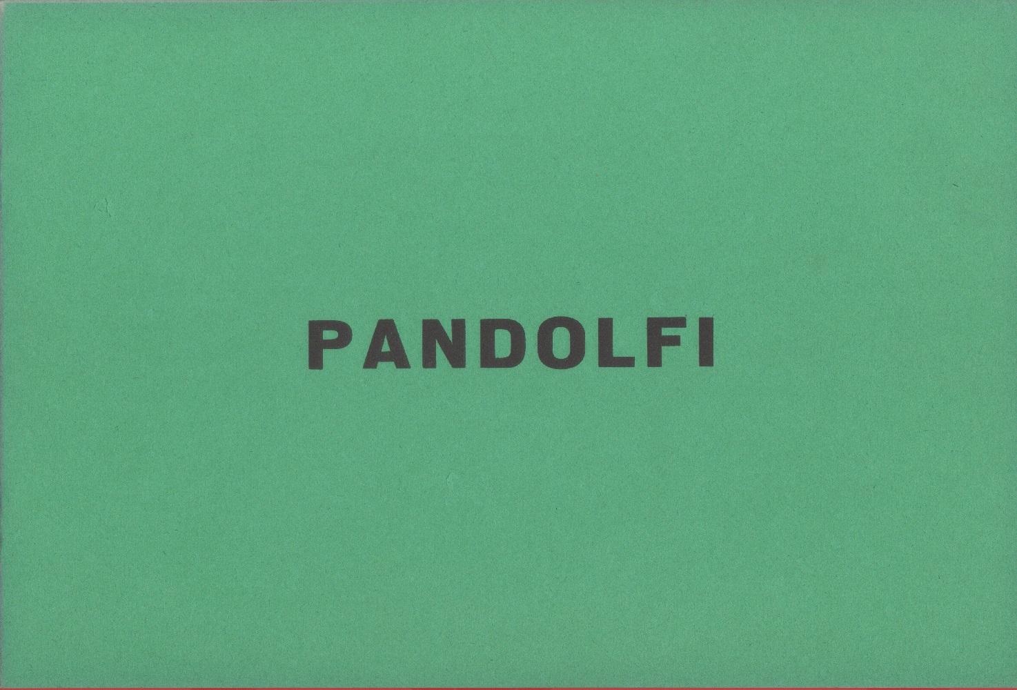 Gabriella Pandolfi. Personale Galleria Rotta, Milano/Genova 1990