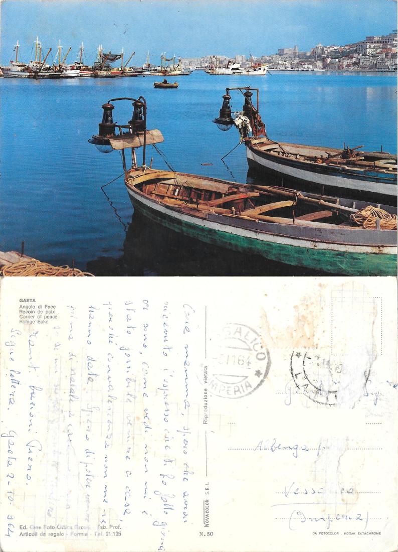 Gaeta. Angolo di pace. Viaggiata 1964