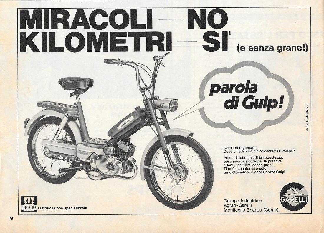 Garelli Gulp. Advertising 1970