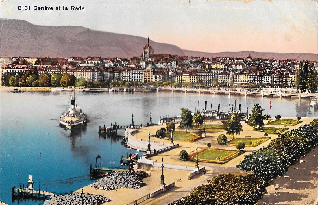 Geneve et la Rade. Non viaggiata