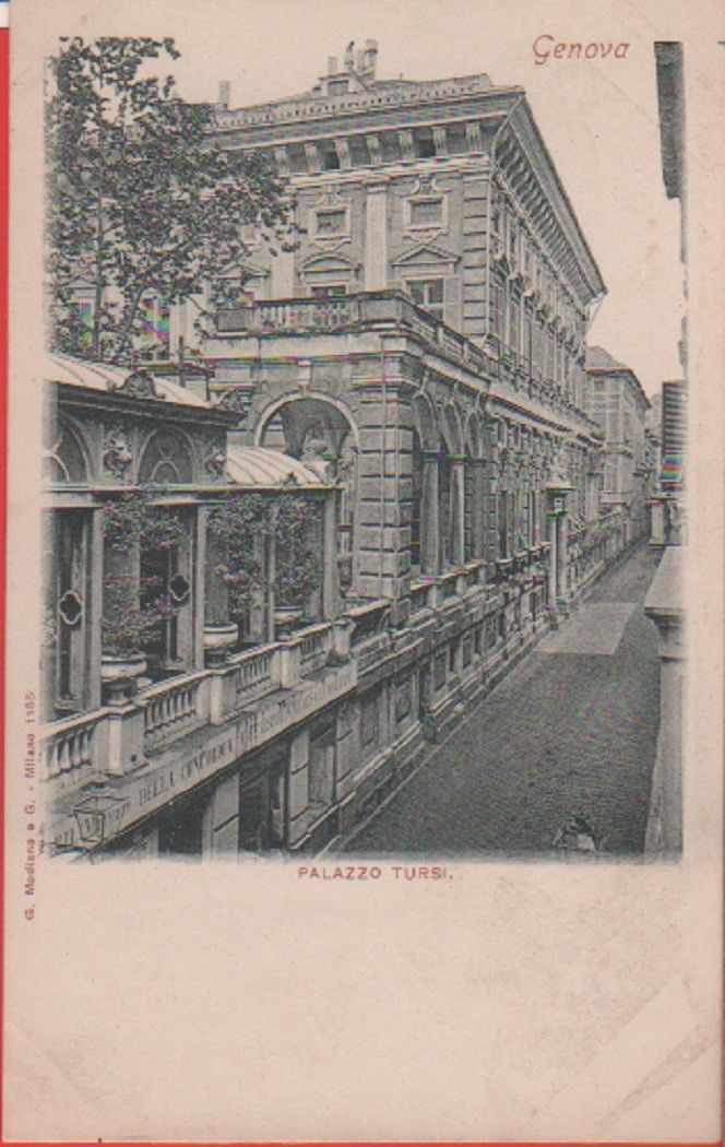 Genova. Palazzo Tursi. Non viaggiata. Inizi '900, no copia
